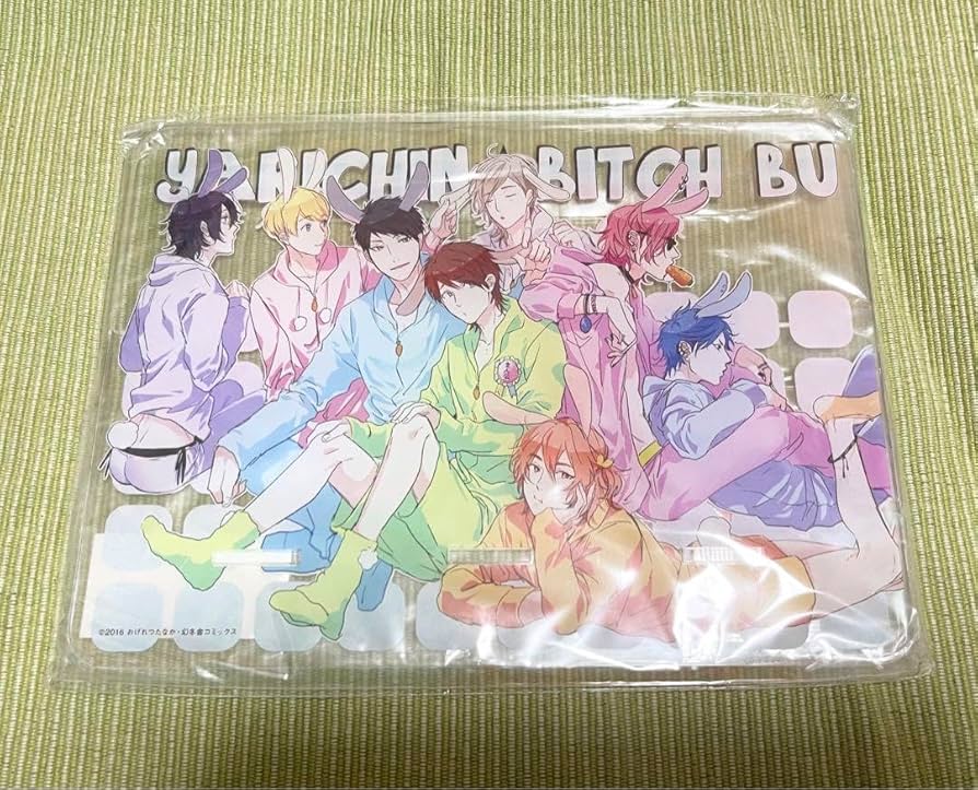 ヤリチン☆ビッチ部 アクリルスマホスタンド 大 うさみみ全員集合 ver Amazon.co.jp: ヤリチンビッチ部 アクリルスマホ スタンド 大